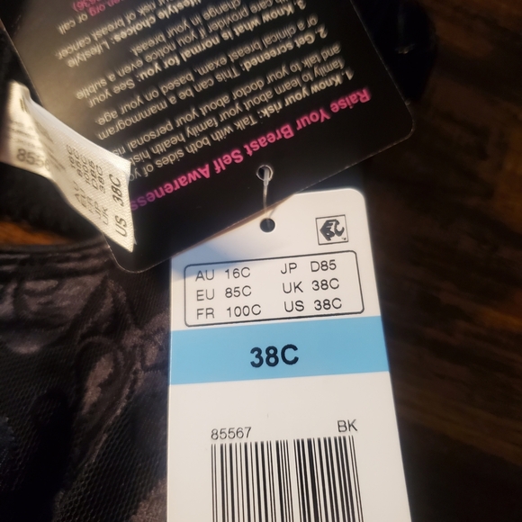 *NWT* Wacoal Full Figure Awareness Underwire Bra Size 38C - Picture 5 of 6